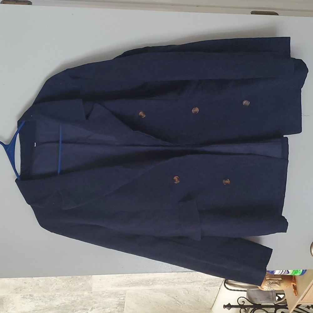 Blue corduroy jacket, blazer, size 2X, Shein